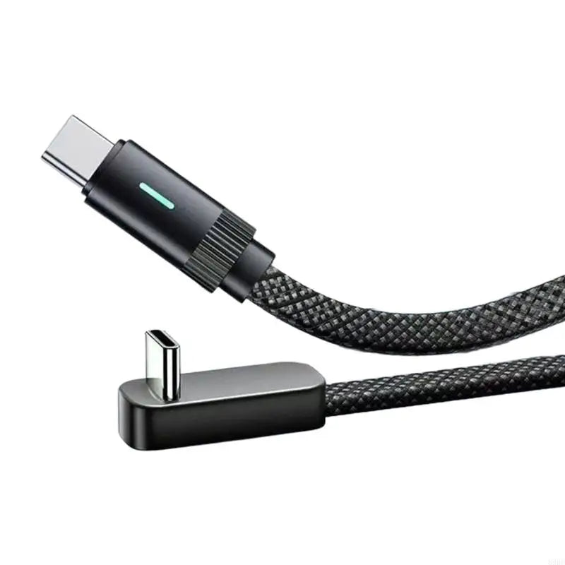 Flexible Angled Type C to Type C Cable Builting in Light for Easy Night Use 896C